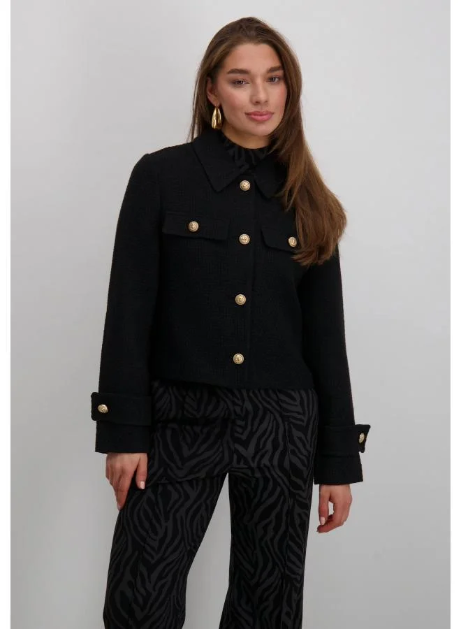 VERO MODA Vmziljacheck Buttoned Up Pocket Detail Jacket